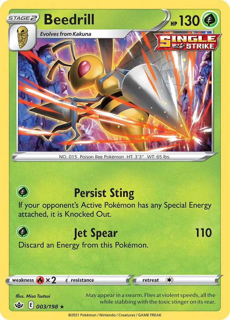 Beedrill 「CRE 003/198」「EN」
