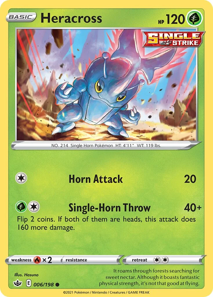 Heracross 「CRE 006/198」「EN」