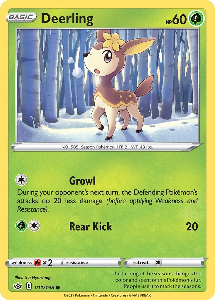 Deerling 「CRE 011/198」「EN」