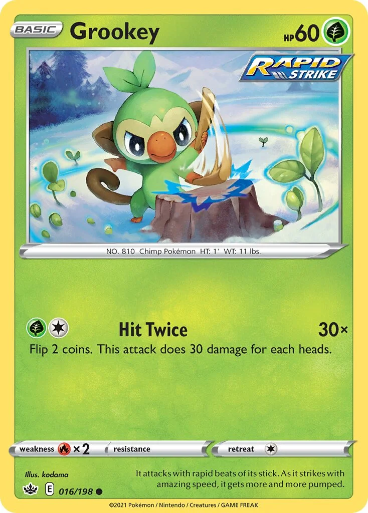 Grookey 「CRE 016/198」「EN」