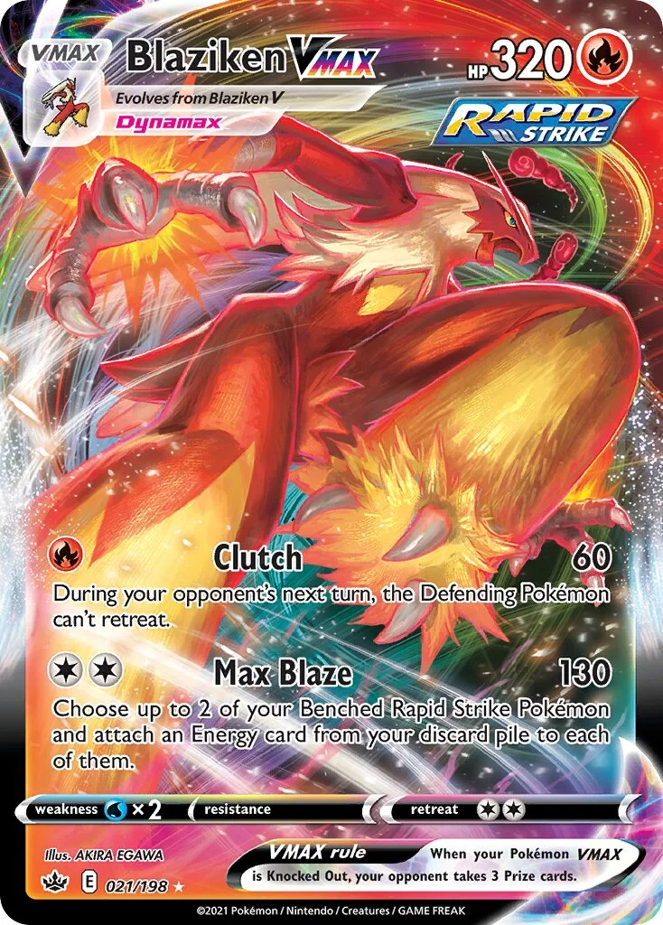 Blaziken VMAX 「CRE 021/198」「EN」