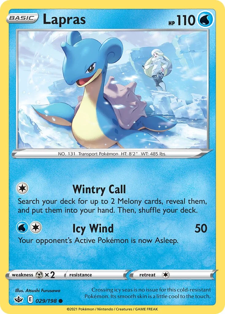 Lapras 「CRE 029/198」「EN」