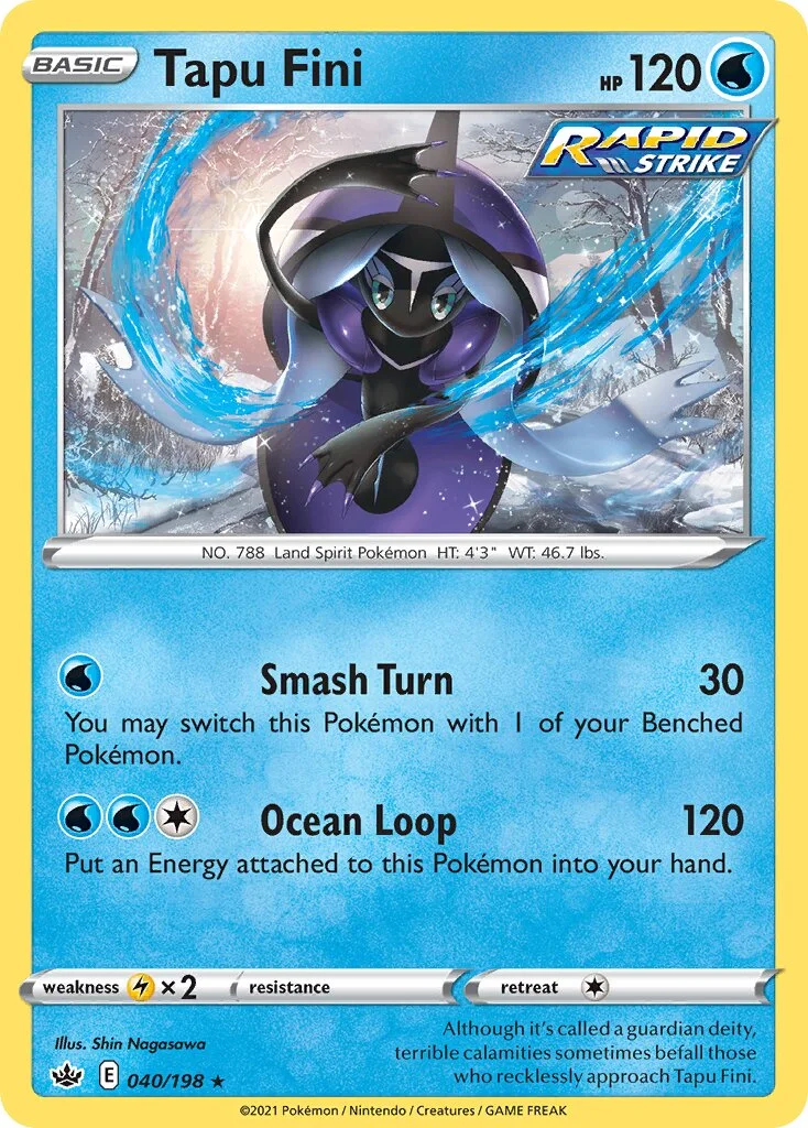 Tapu Fini 「CRE 040/198」「EN」