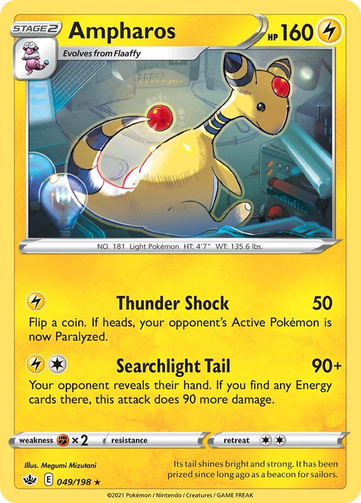 Ampharos 「CRE 049/198」「EN」