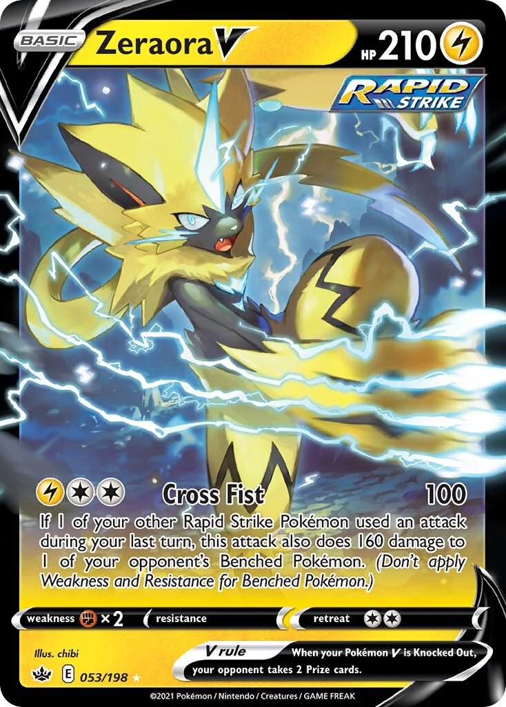 Zeraora V 「CRE 053/198」「EN」
