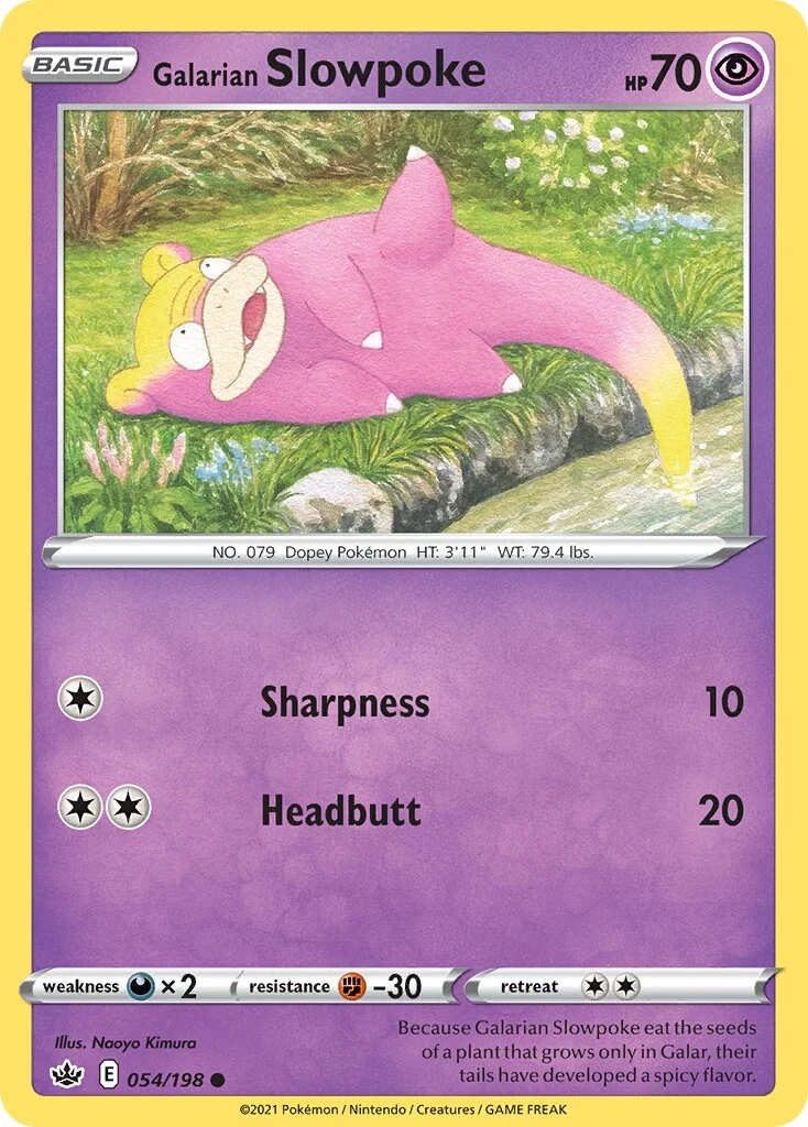 Galarian Slowpoke 「CRE 054/198」「EN」