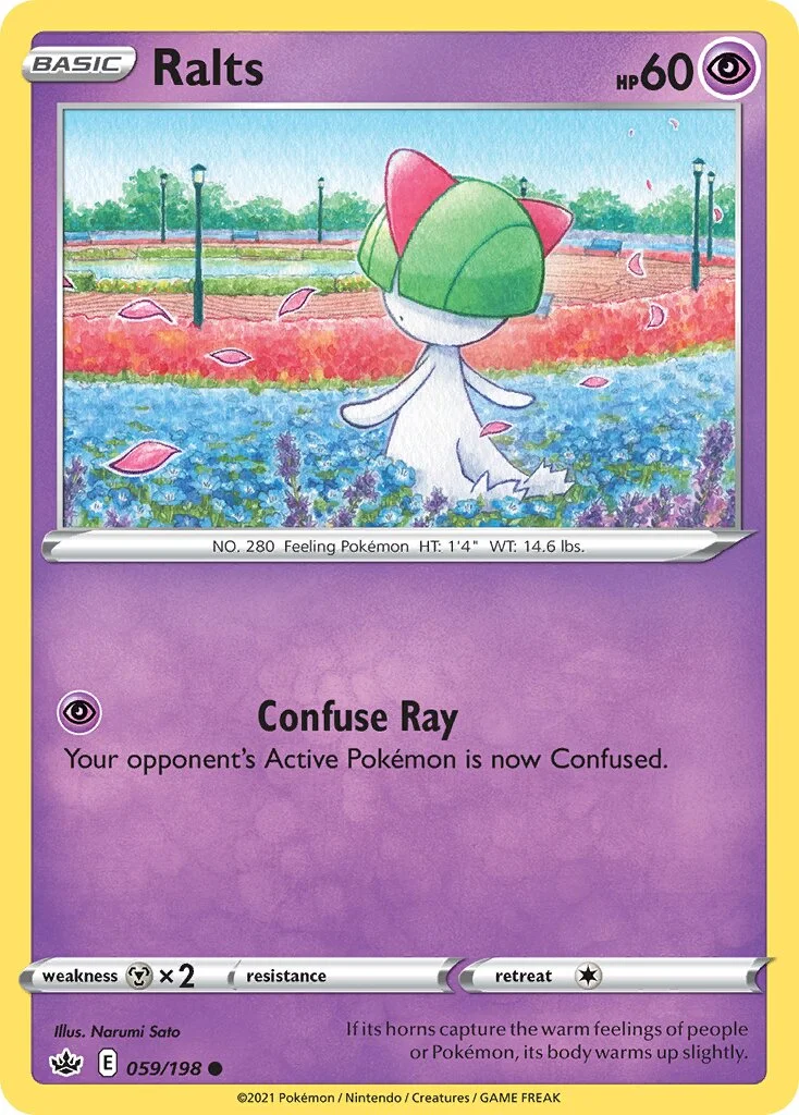 Ralts 「CRE 059/198」「EN」