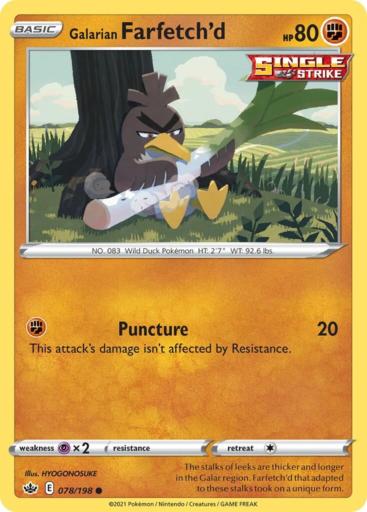 Galarian Farfetch'd 「CRE 078/198」「EN」