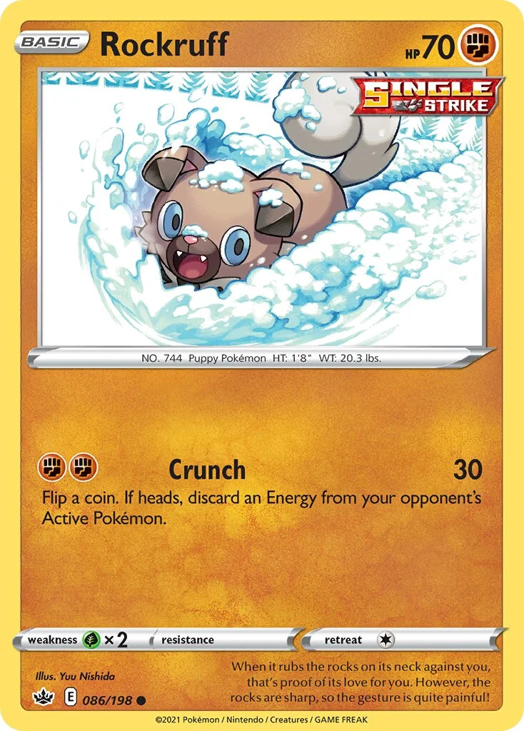 Rockruff 「CRE 086/198」「EN」