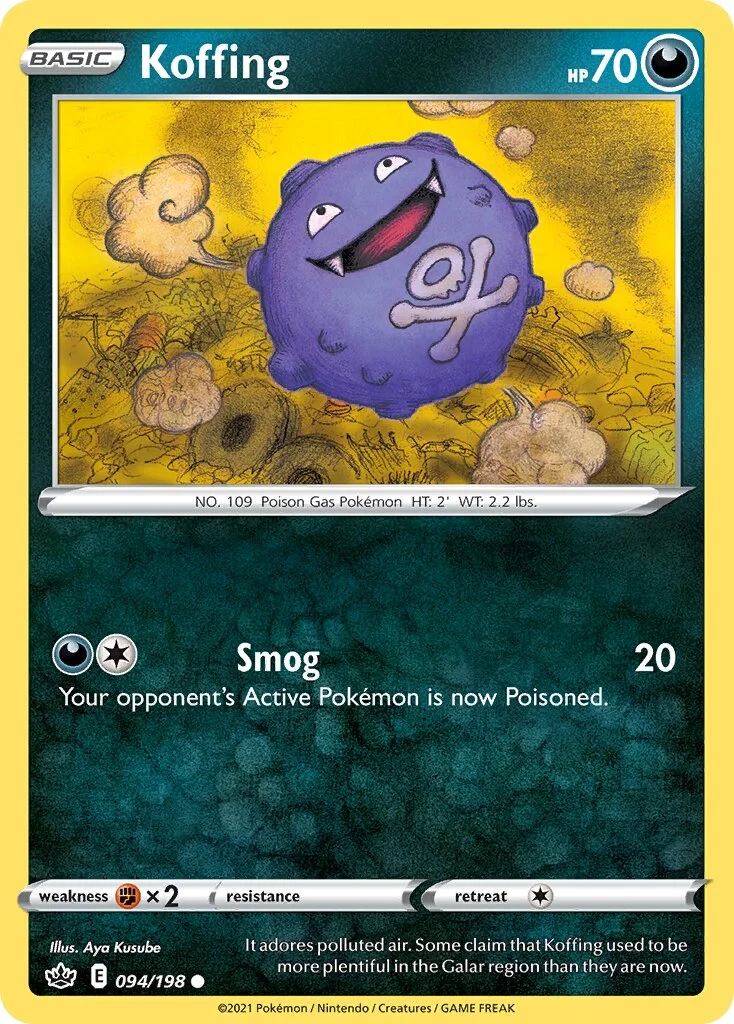 Koffing 「CRE 094/198」「EN」