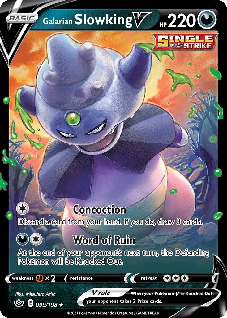 Galarian Slowking V 「CRE 099/198」「EN」