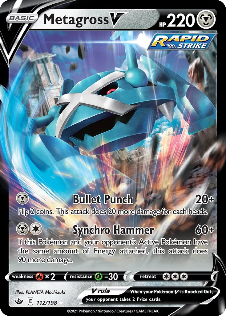 Metagross V 「CRE 112/198」「EN」