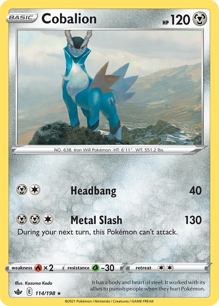 Cobalion 「CRE 114/198」「EN」