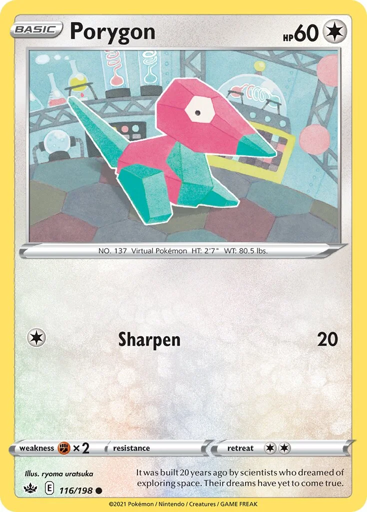 Porygon 「CRE 116/198」「EN」