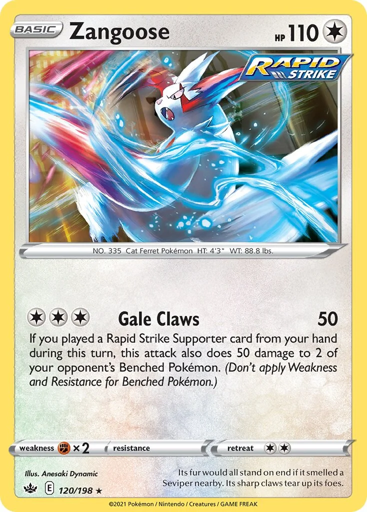 Zangoose 「CRE 120/198」「EN」