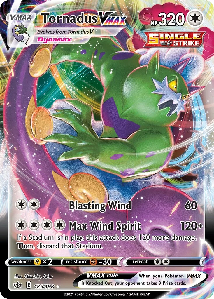 Tornadus VMAX 「CRE 125/198」「EN」