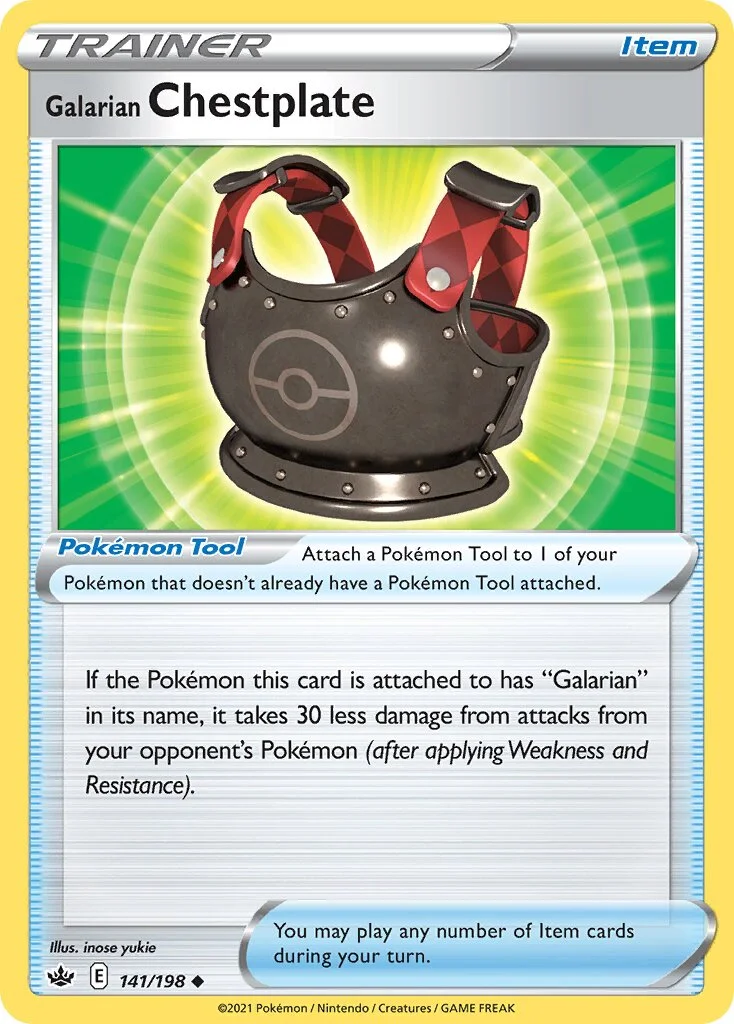 Galarian Chestplate 「CRE 141/198」「EN」