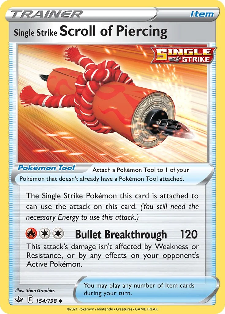 Single Strike Scroll of Piercing 「CRE 154/198」「EN」