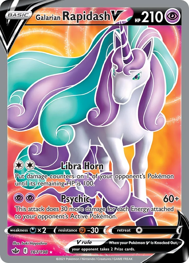 Galarian Rapidash V 「CRE 167/198」「EN」