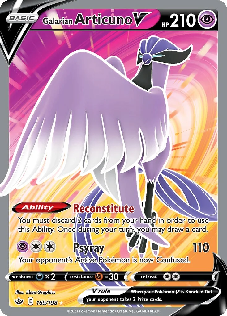 Galarian Articuno V 「CRE 169/198」「EN」