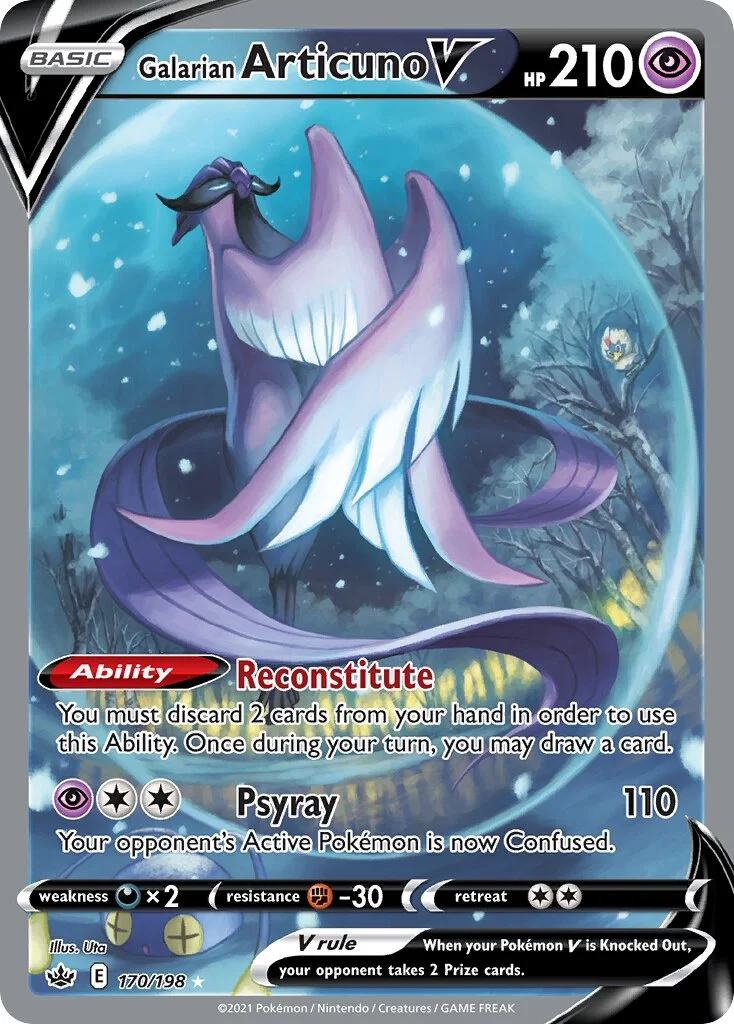 Galarian Articuno V 「CRE 170/198」「EN」