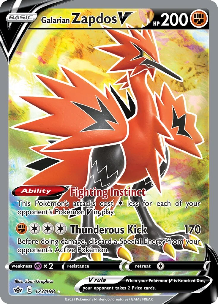 Galarian Zapdos V 「CRE 173/198」「EN」