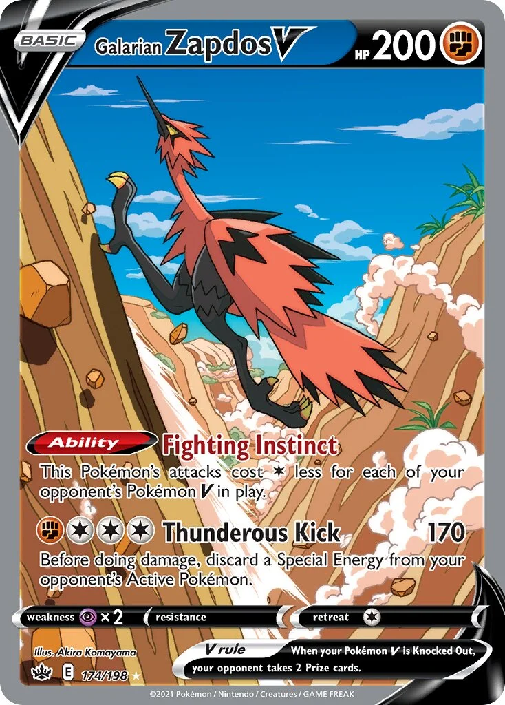 Galarian Zapdos V 「CRE 174/198」「EN」
