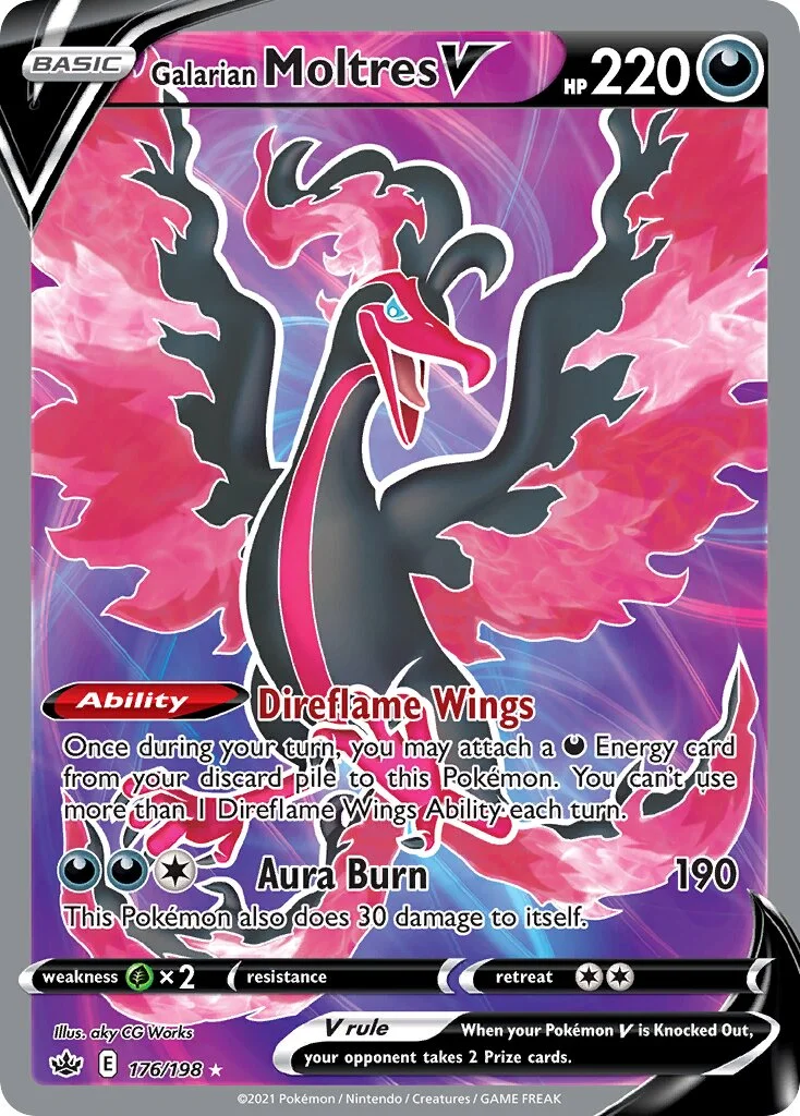 Galarian Moltres V 「CRE 176/198」「EN」