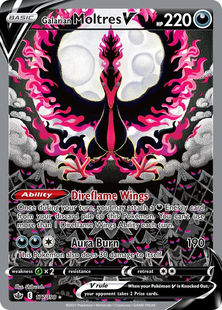 Galarian Moltres V 「CRE 177/198」「EN」