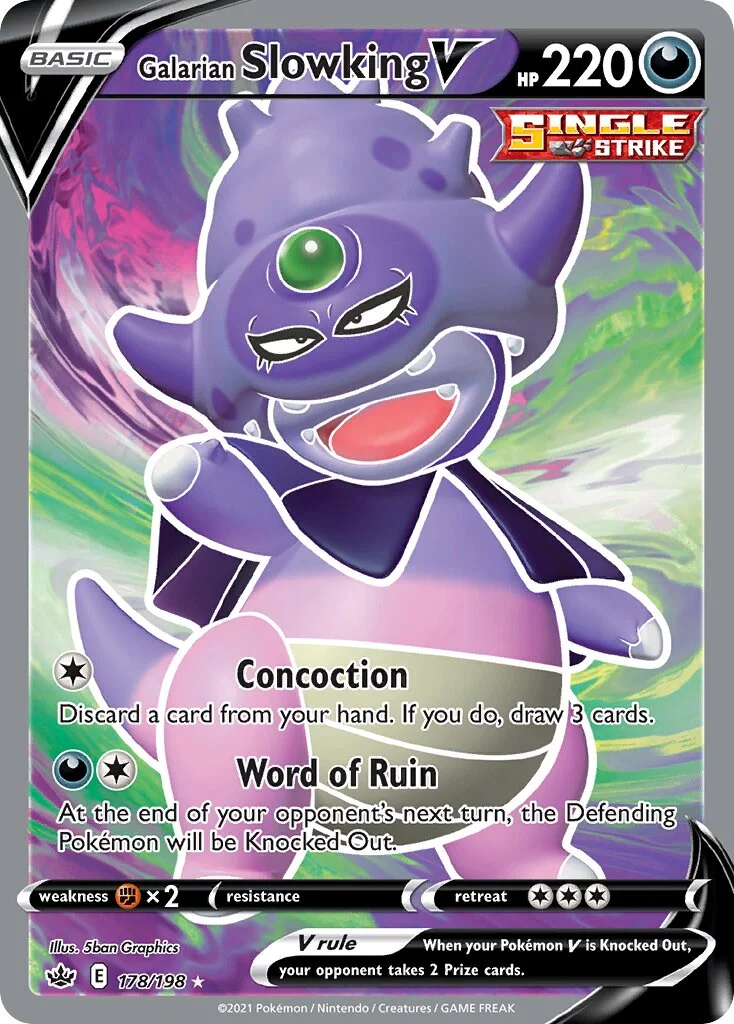 Galarian Slowking V 「CRE 178/198」「EN」