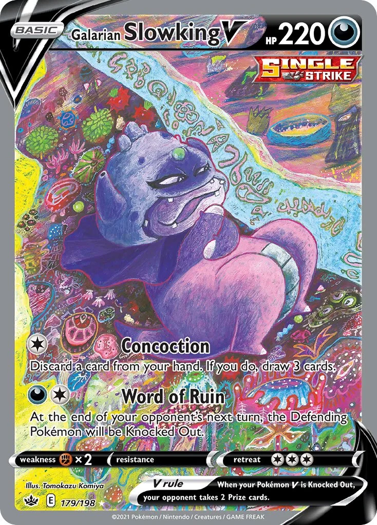 Galarian Slowking V 「CRE 179/198」「EN」