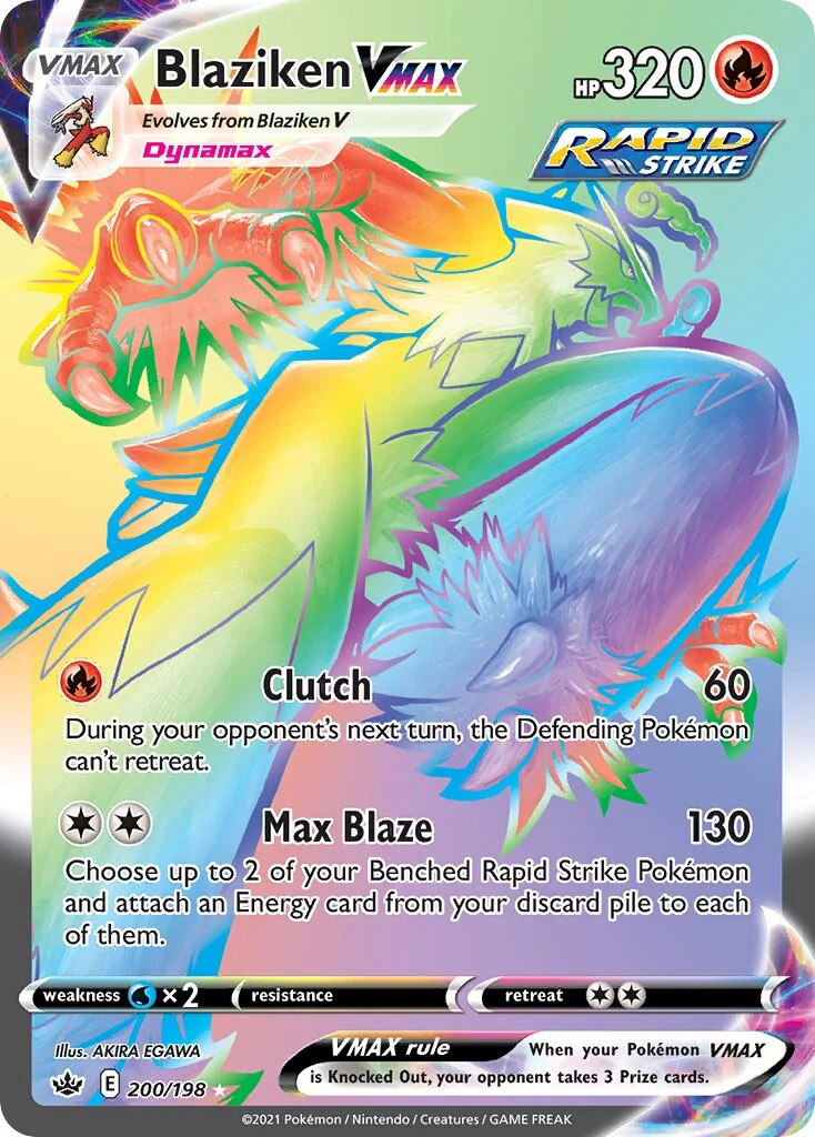 Blaziken VMAX 「CRE 200/198」「EN」