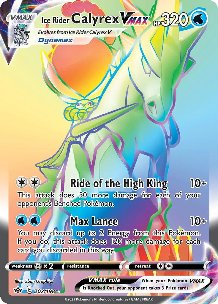 Ice Rider Calyrex VMAX 「CRE 202/198」「EN」
