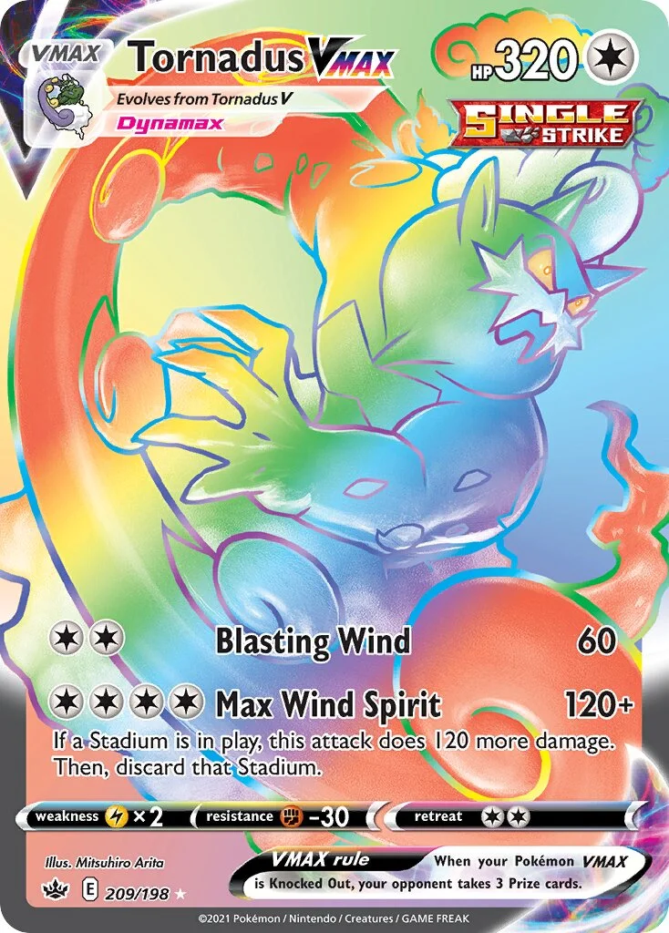 Tornadus VMAX 「CRE 209/198」「EN」