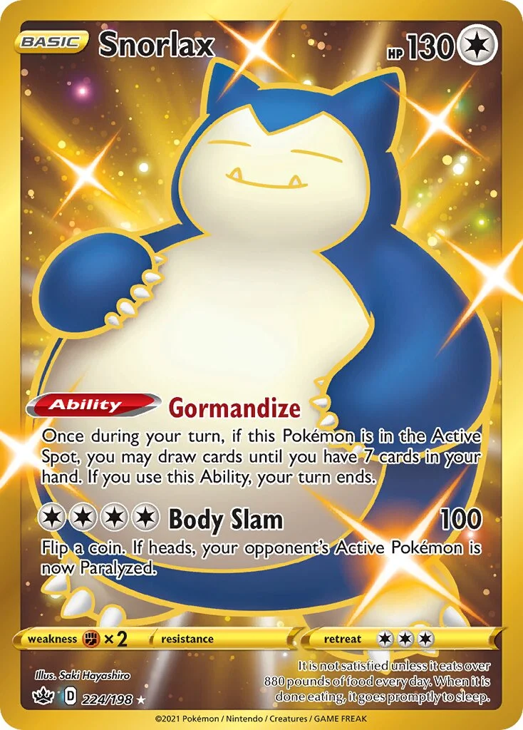 Snorlax 「CRE 224/198」「EN」