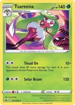 Tsareena #015/198 · Pokémon