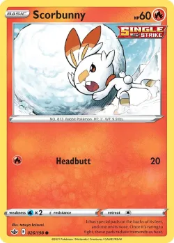Scorbunny #026/198 · Pokémon