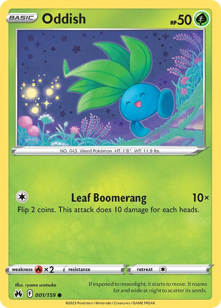 Oddish 「CRZ 001/159」「EN」