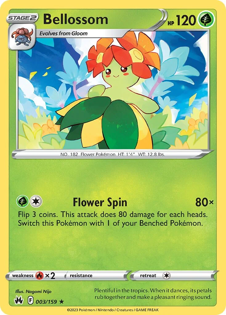 Bellossom 「CRZ 003/159」「EN」