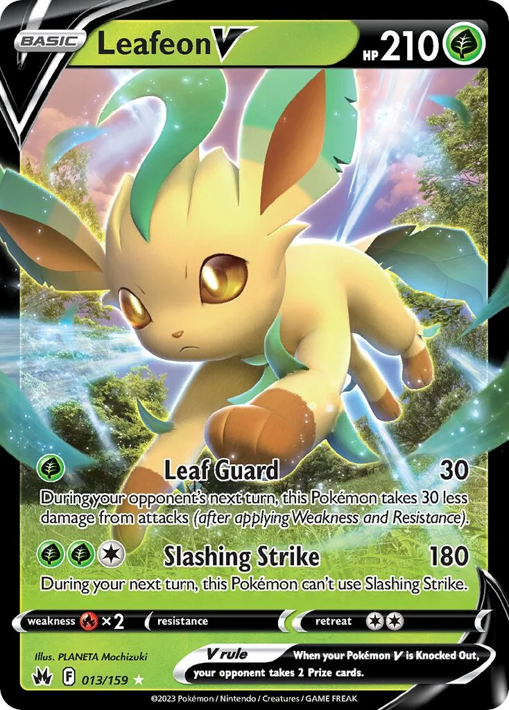 Leafeon V 「CRZ 013/159」「EN」