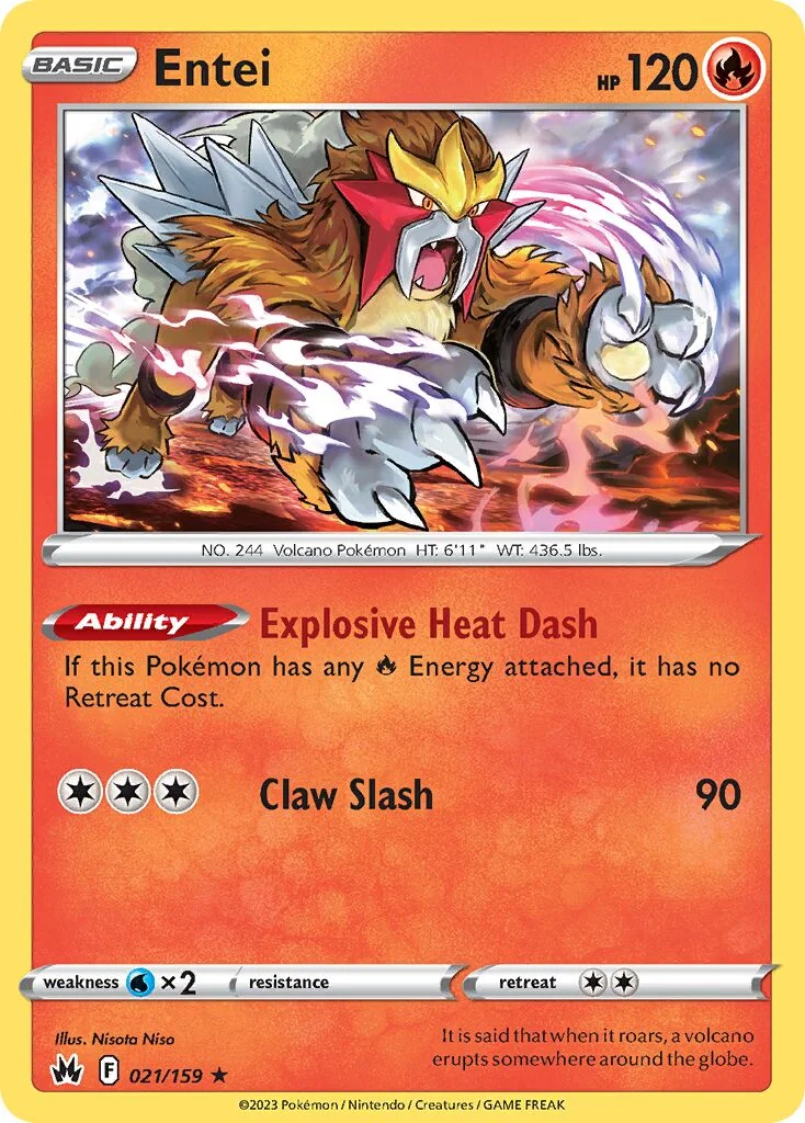 Entei 「CRZ 021/159」「EN」