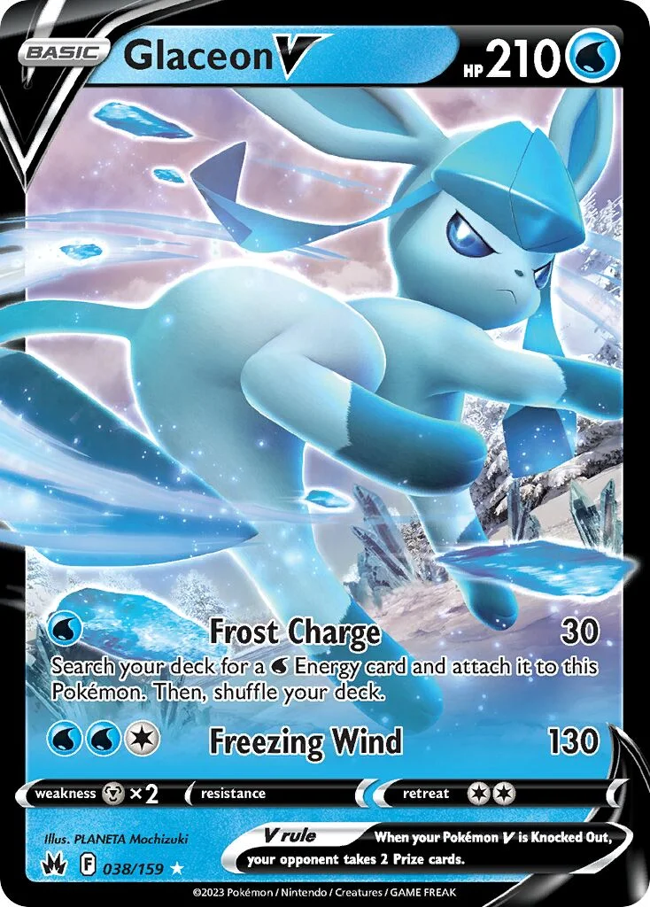 Glaceon V 「CRZ 038/159」「EN」