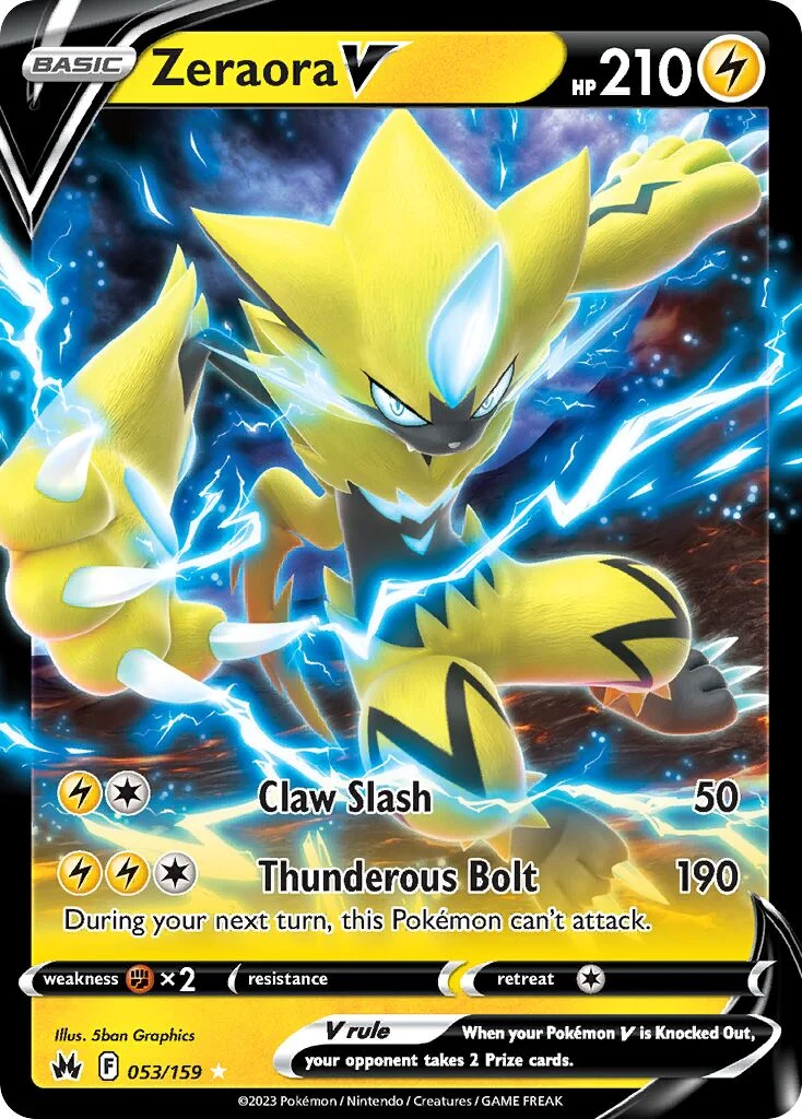 Zeraora V 「CRZ 053/159」「EN」