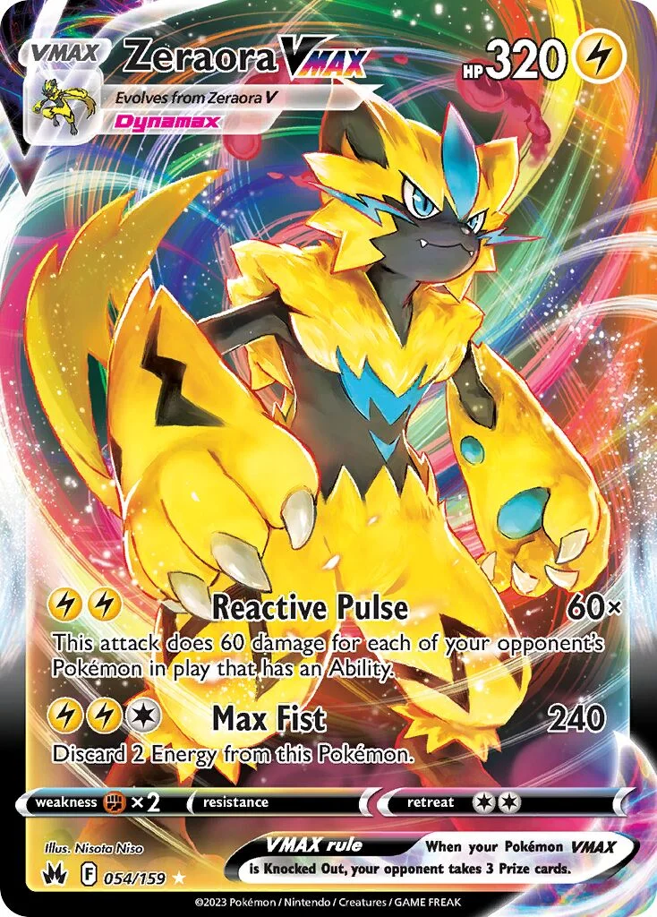 Zeraora VMAX 「CRZ 054/159」「EN」
