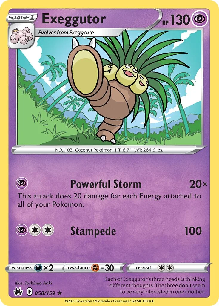 Exeggutor 「CRZ 058/159」「EN」