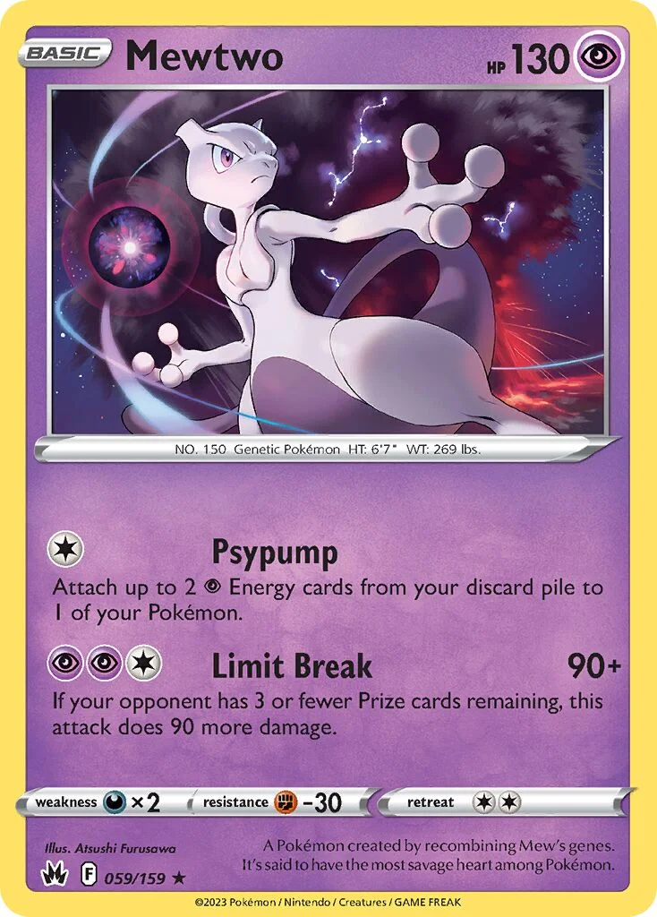 Mewtwo 「CRZ 059/159」「EN」