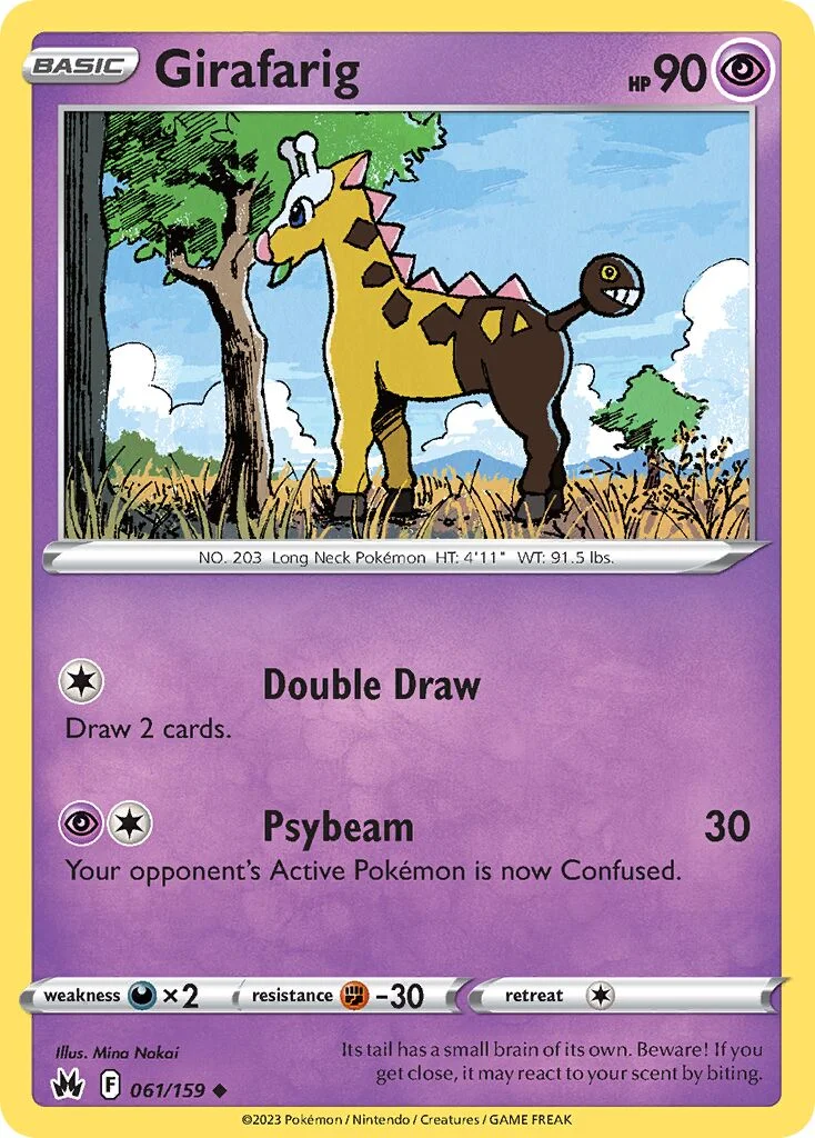 Girafarig 「CRZ 061/159」「EN」