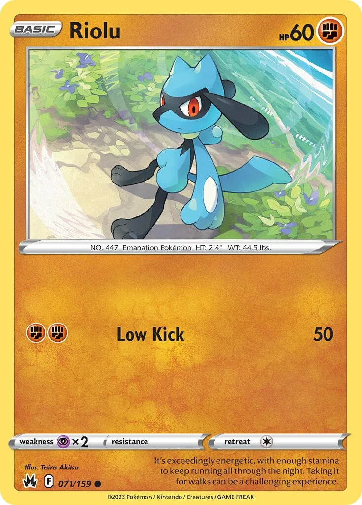 Riolu 「CRZ 071/159」「EN」