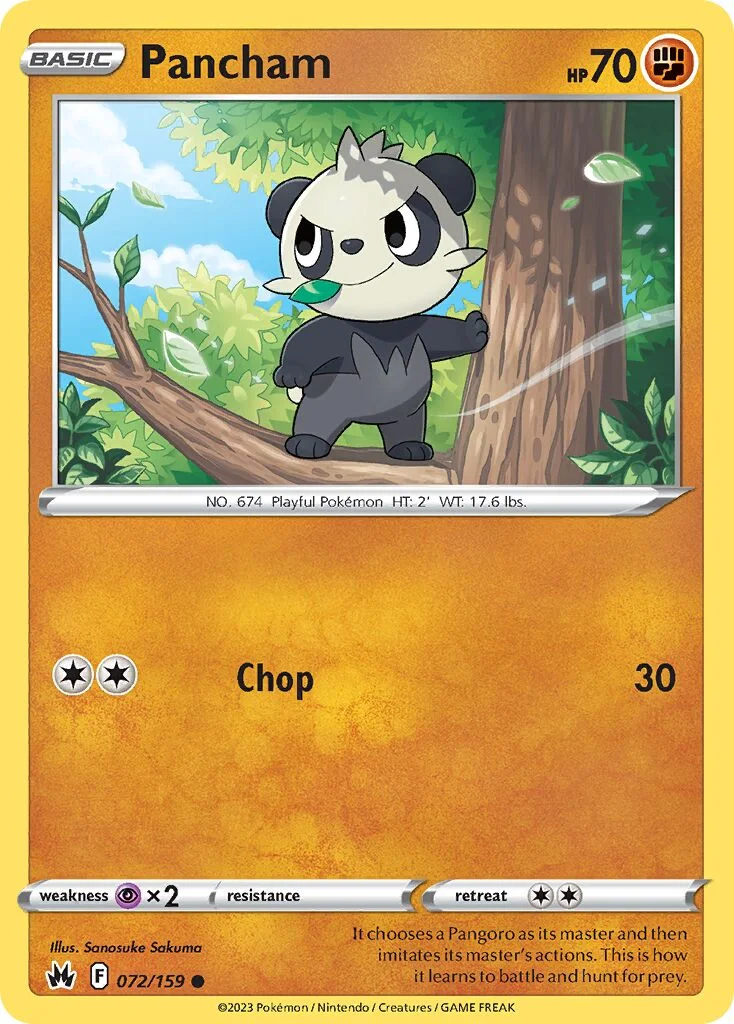 Pancham 「CRZ 072/159」「EN」