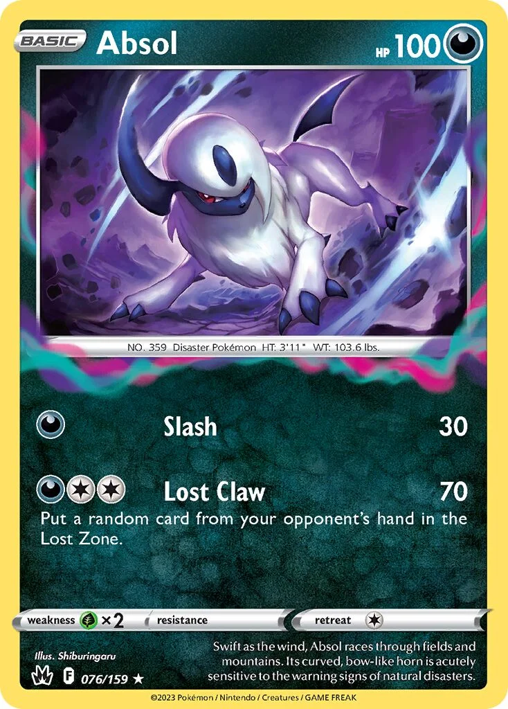 Absol 「CRZ 076/159」「EN」
